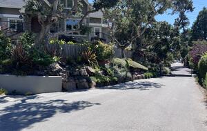 Private street w security gate. Only 5 houses behind gate.