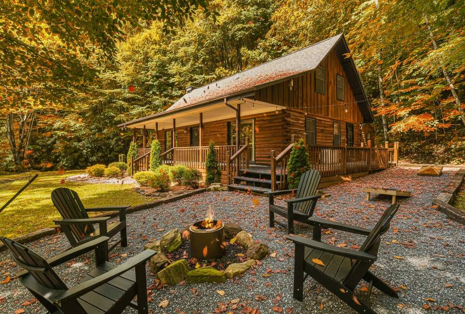 Private Mountain Retreat with 65' Waterfall & Natural Pool - Sylva, North Carolina