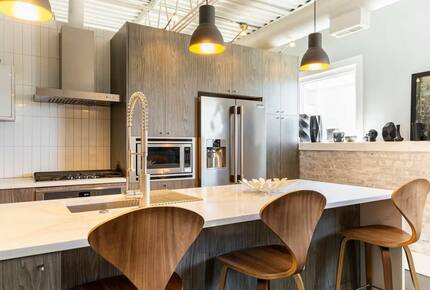 Modern River West Escape with Luxe Comforts - Chicago, Illinois