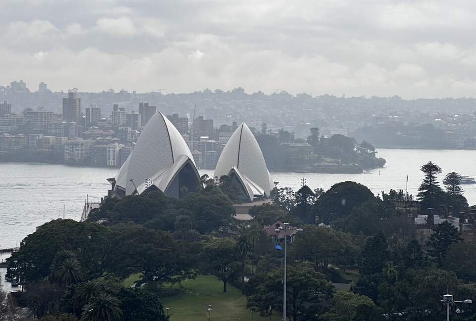 Rooftop view of Sydney’s Opera House