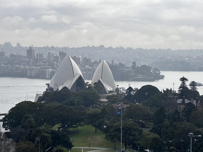 Rooftop view of Sydney’s Opera House