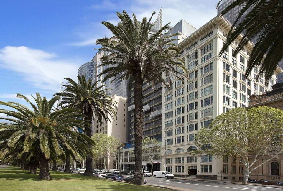 Exterior view of The Astor. Our apartment is 6th floor