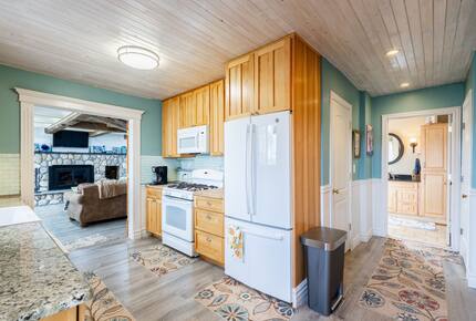 kitchen bath and family room