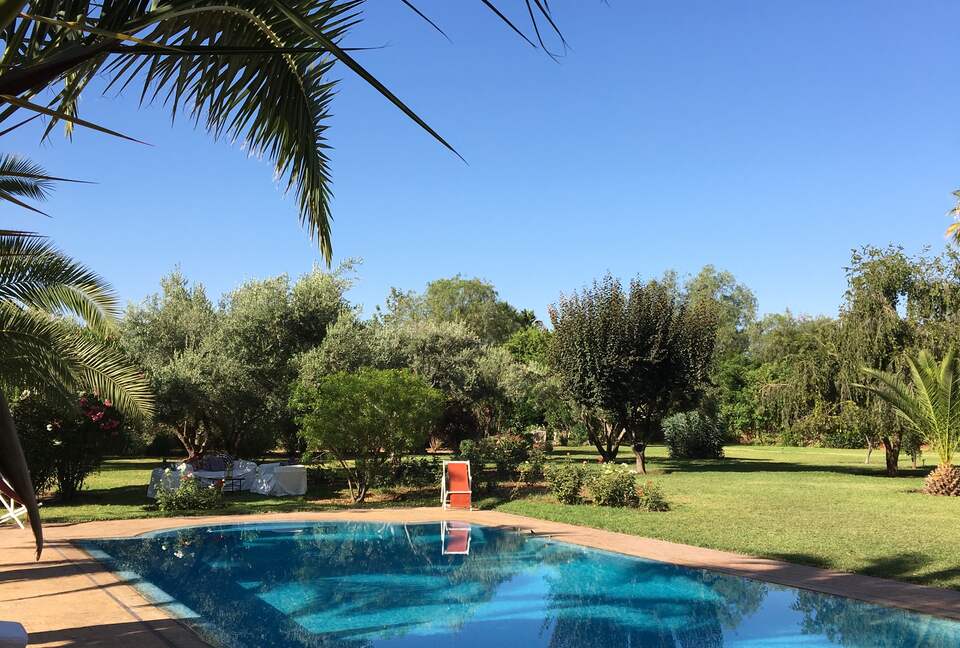 Charming Moroccan Villa with Mountain Views and Gardens - Marrakesh, Morocco