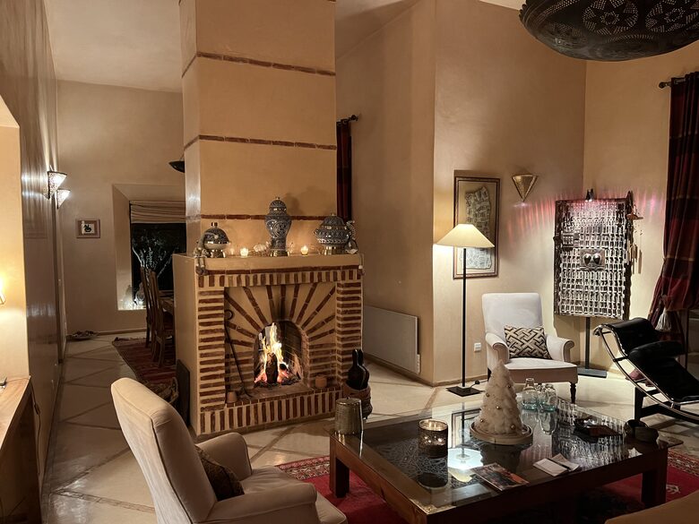 Charming Moroccan Villa with Mountain Views and Gardens - Marrakesh, Morocco