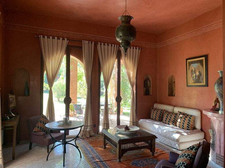 Charming Moroccan Villa with Mountain Views and Gardens - Marrakesh, Morocco