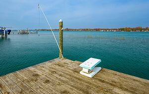 Charming Blue Waterfront Haven - Harsens Island, Michigan