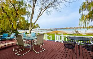 Charming Blue Waterfront Haven - Harsens Island, Michigan