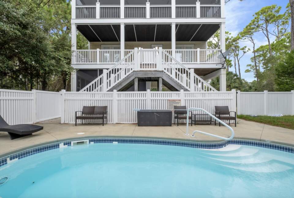 Private Poolside Haven with Gulf Access & Outdoor Living - Eastpoint, Florida