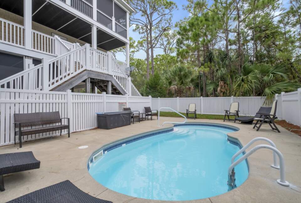 Private Poolside Haven with Gulf Access & Outdoor Living - Eastpoint, Florida