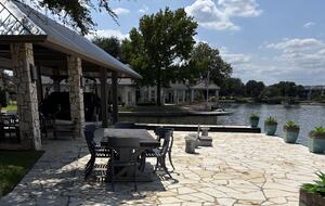 Waterfront Luxury on Lake LBJ | Dock, Outdoor Kitchen & Sunset Views - Horseshoe Bay, Texas