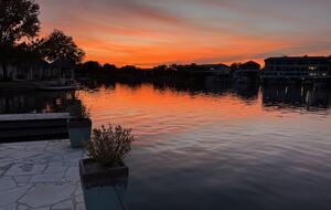 Waterfront Luxury on Lake LBJ | Dock, Outdoor Kitchen & Sunset Views - Horseshoe Bay, Texas