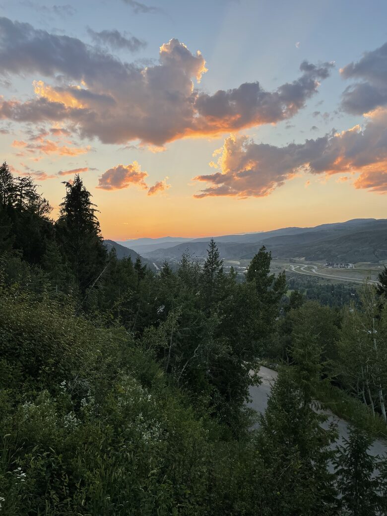 View from deck