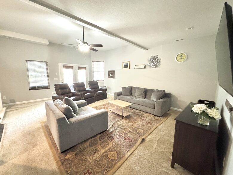 Lower level living room