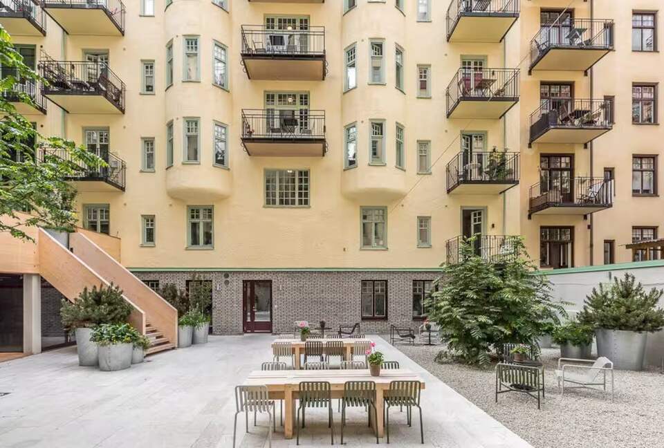 Charming City Retreat with Award-Winning Courtyard - Stockholm, Sweden