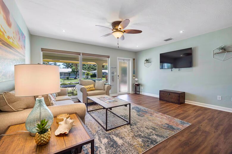 Bright Florida Getaway with Private Backyard Oasis - Pompano Beach, Florida