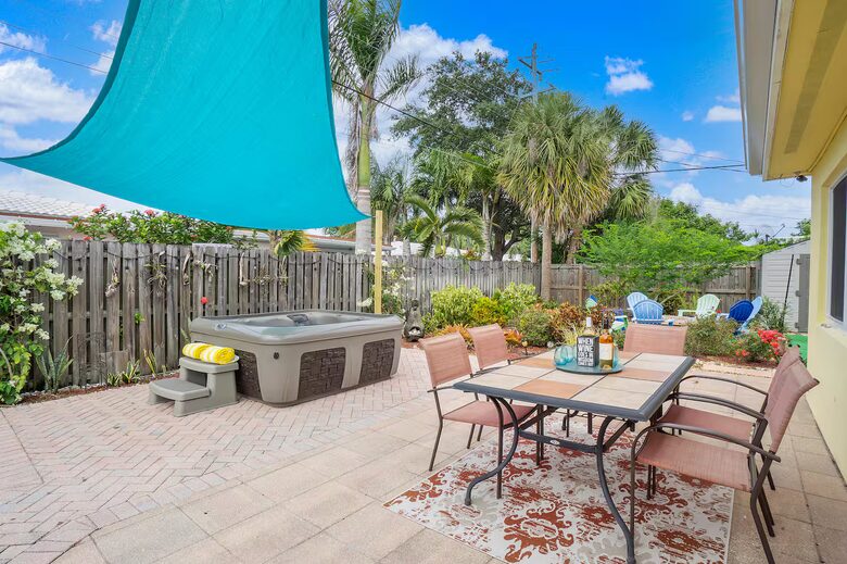 Bright Florida Getaway with Private Backyard Oasis - Pompano Beach, Florida