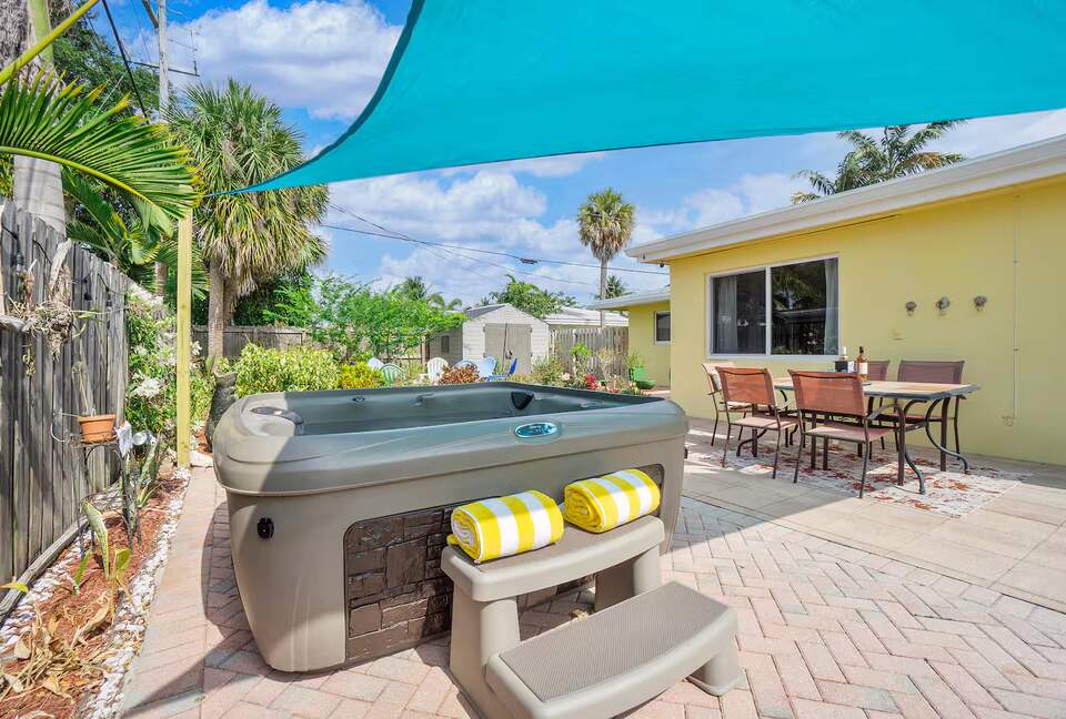 Bright Florida Getaway with Private Backyard Oasis - Pompano Beach, Florida