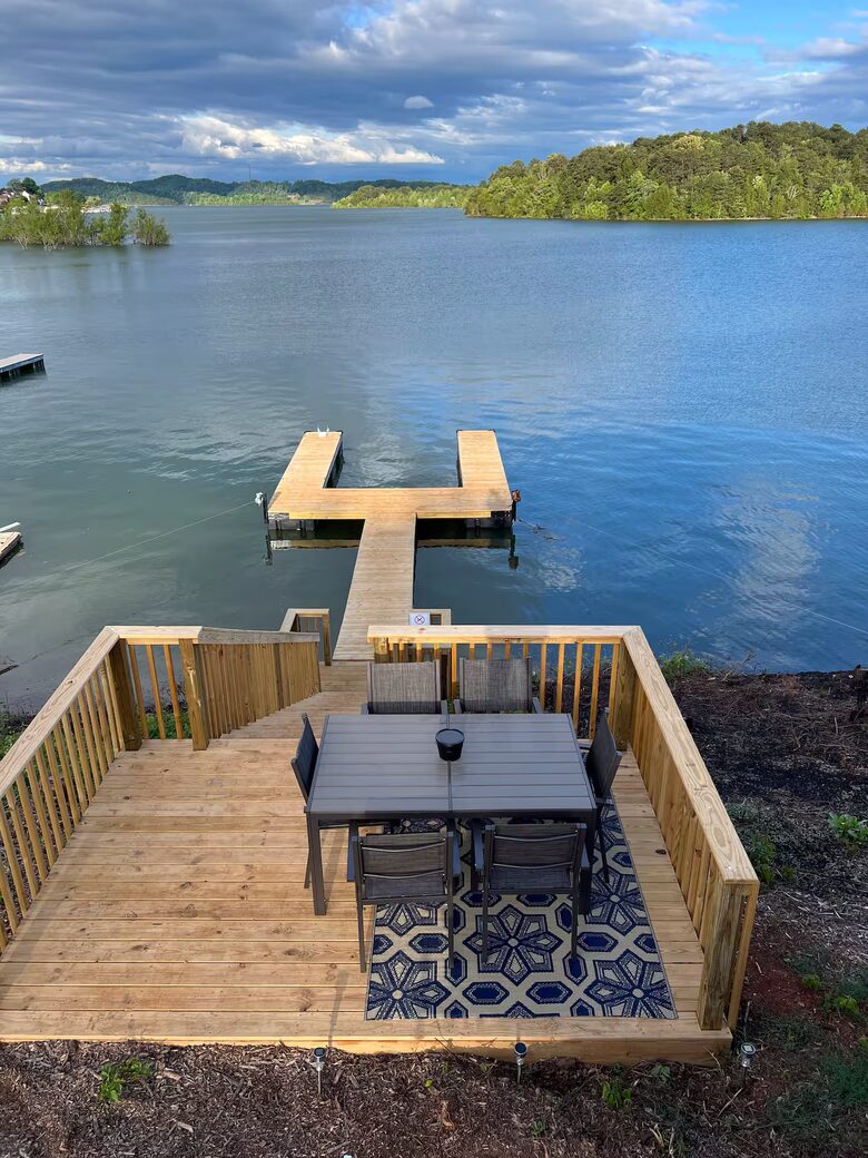 Douglas Lakefront Getaway with Mountain Views & Private Dock - Dandridge, Tennessee