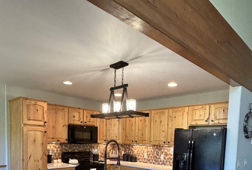 Kitchen island with seating