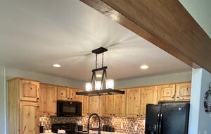 Kitchen island with seating