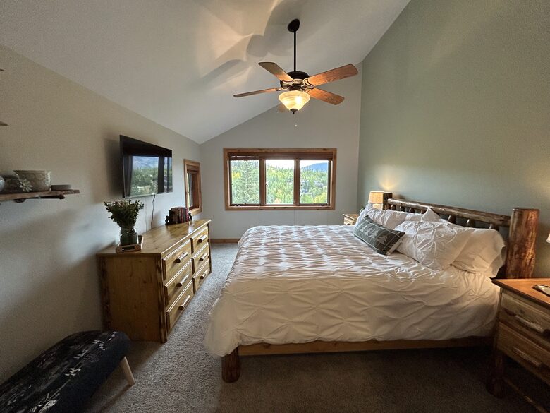 Primary bedroom, with US King bed