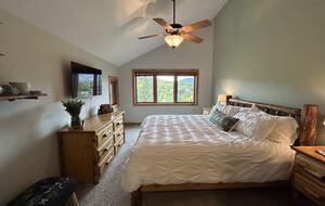 Primary bedroom, with US King bed