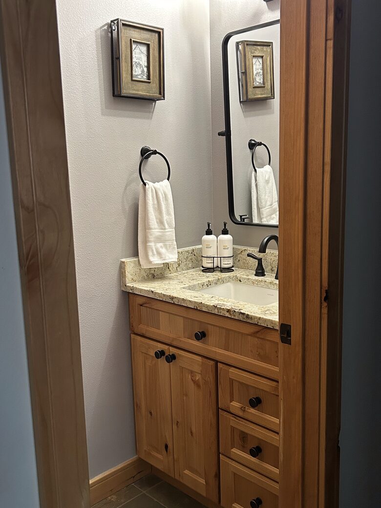 Main floor powder room / half bath