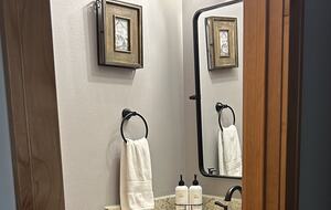 Main floor powder room / half bath