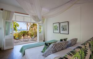 Master bedroom with ocean views