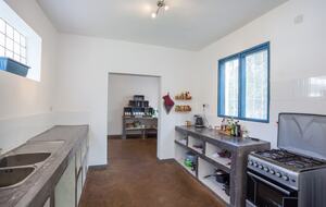 Kitchen where all meals can be prepared by our team