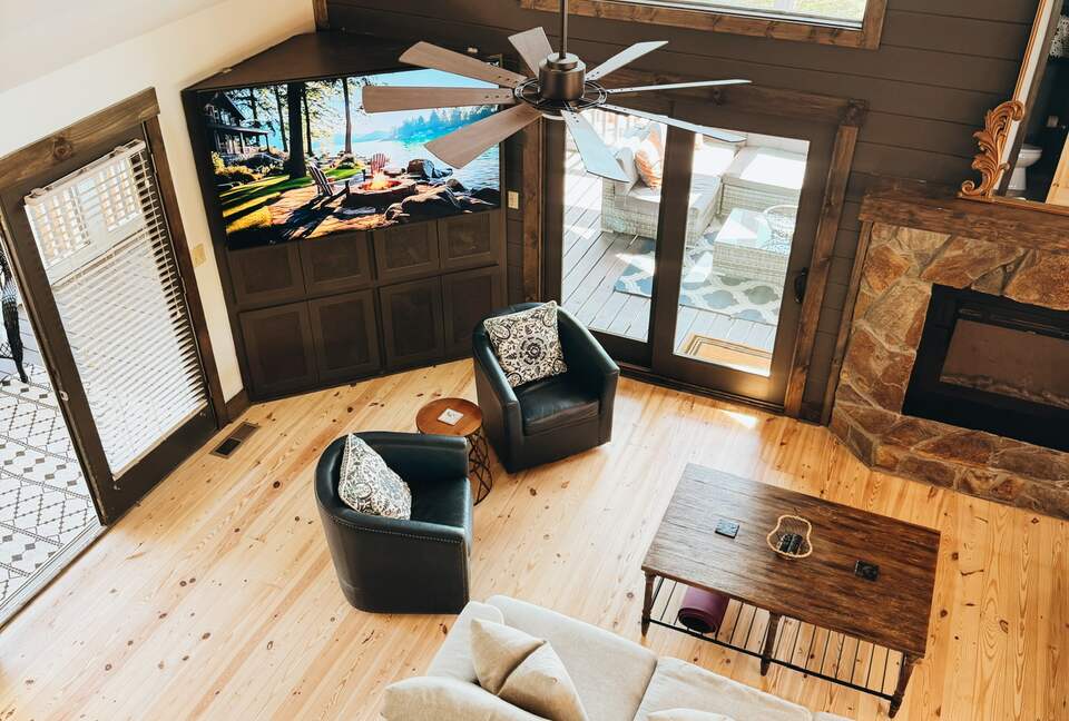 view from the loft area