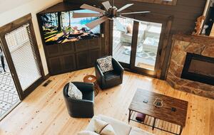 view from the loft area