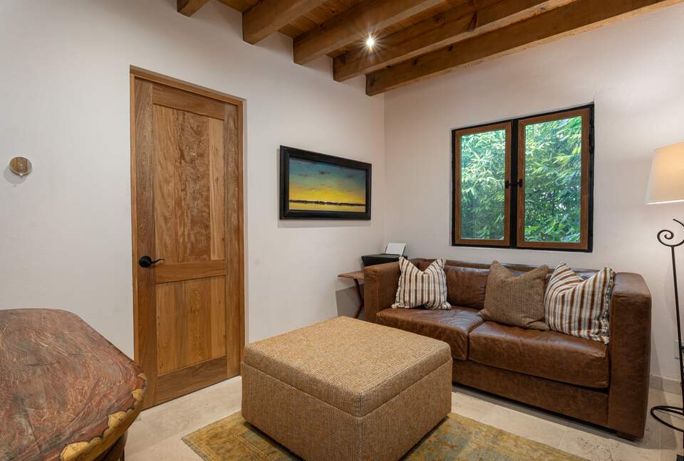 TV room off of primary with full bath