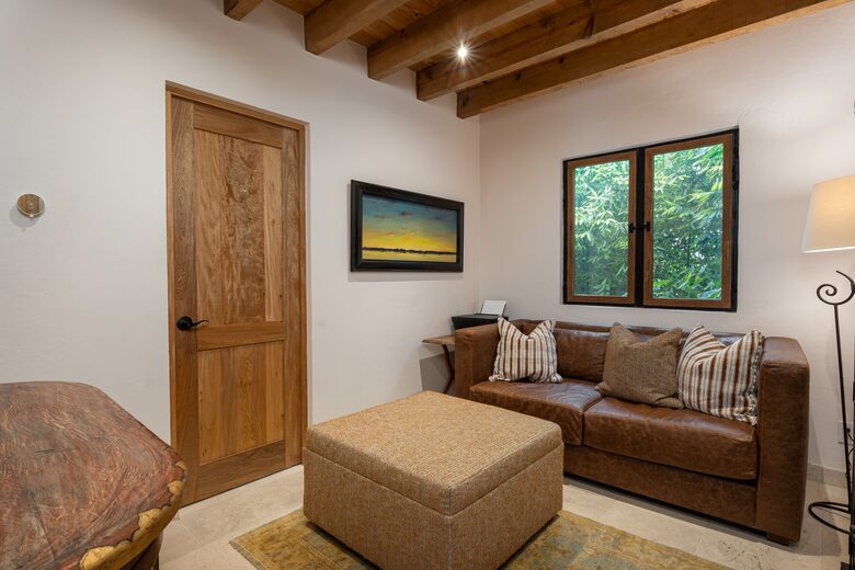 TV room off of primary with full bath