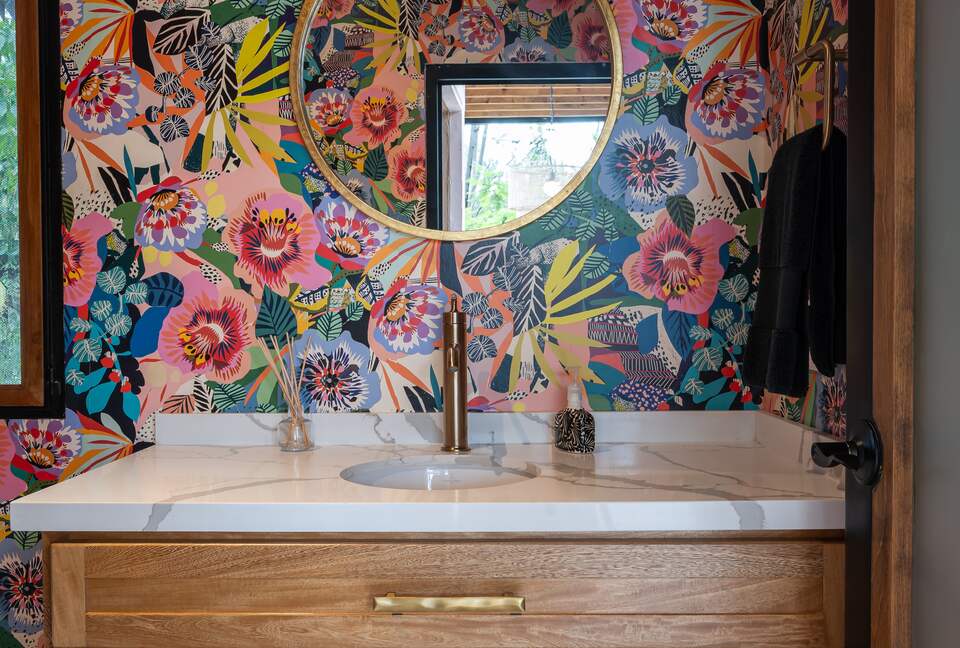 Half bath on rooftop