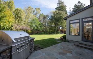 Built in BBQ off kitchen