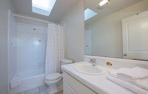 Upstairs hallway bathroom