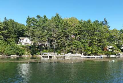 Waterfront Maine Escape with Private Dock & Panoramic Views - West Boothbay Harbor, Maine