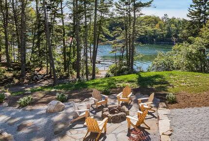 Waterfront Maine Escape with Private Dock & Panoramic Views - West Boothbay Harbor, Maine