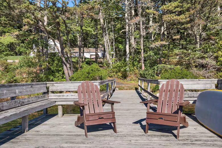 Waterfront Maine Escape with Private Dock & Panoramic Views - West Boothbay Harbor, Maine