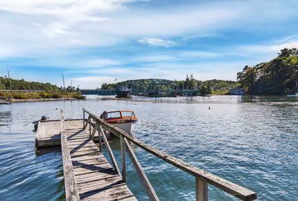 Waterfront Maine Escape with Private Dock & Panoramic Views - West Boothbay Harbor, Maine