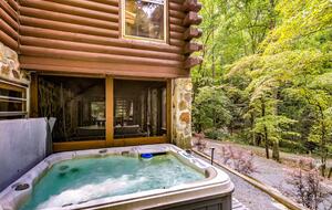 Secluded Blue Ridge Cabin with Hot Tub & Firepit - Blue Ridge, Georgia