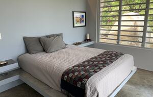 Bedroom #1 in Casita - both have private attached bathrooms