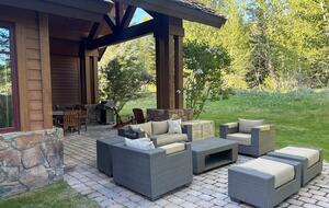 Private outdoor patio