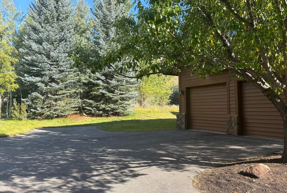 Heated two car garage