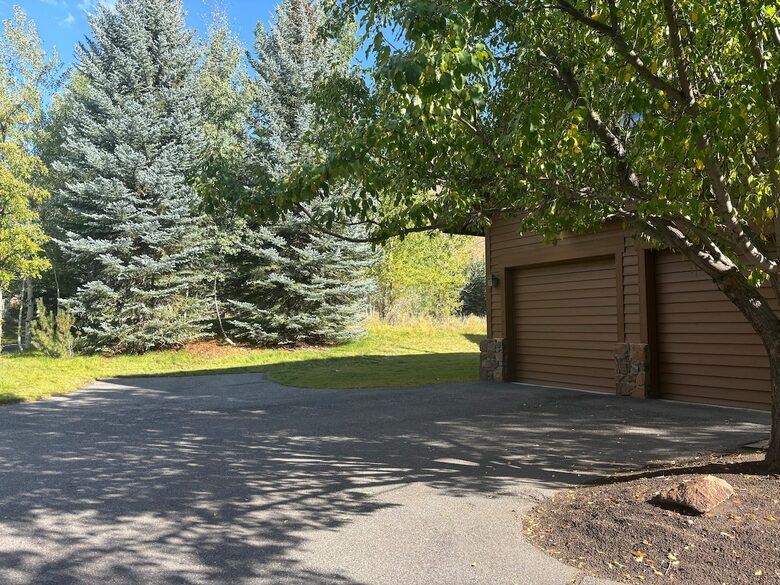 Heated two car garage