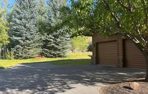 Heated two car garage