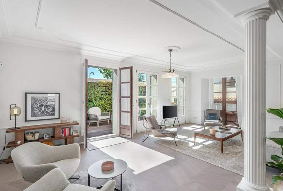 Open plan living area