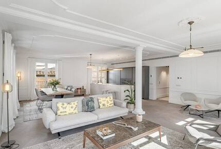 Open plan living area